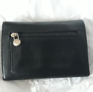 Monsac Black trifled women's wallet